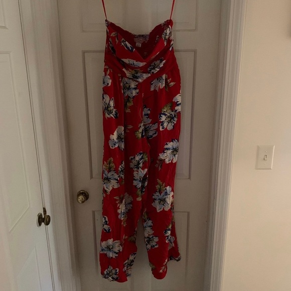 Jumpsuit BOG Collective Band of Gypsies NEW size large floral - Picture 6 of 7